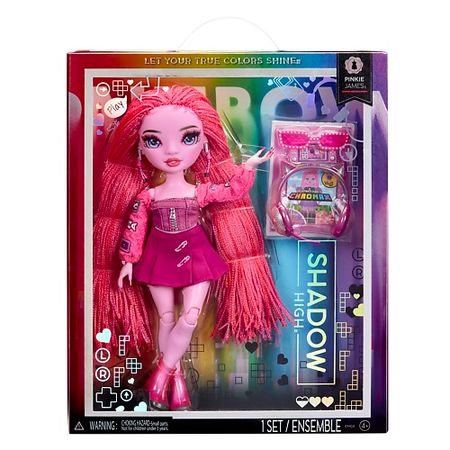 Набор детский RAINBOW HIGH Кукла Shadow Пинки Джеймс  фуксия с акcессуарами