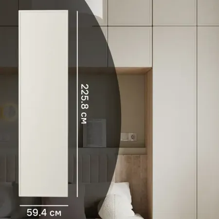 Дверь для шкафа Лион Амьен 59.4x225.8x1.9 см МДФ цвет латте 5 контактов cdi коробка зажигания для atv мотоцикла 50cc 70cc 90cc 110cc скутера универсальные atv запчасти высокого качества