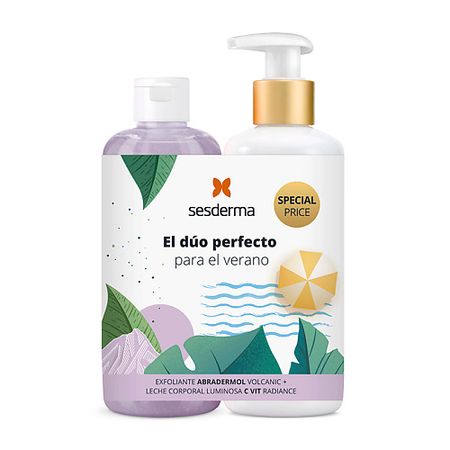 Набор средств для ухода за телом SESDERMA Набор для ухода за телом с молочком C-VIT Radiance и скрабом Abradermol пюре бибиколь с козьем молочком банан персик мюсли с 6 мес 100 г