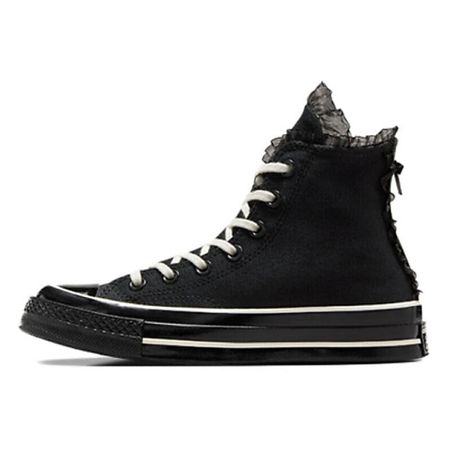 Кроссовки CONVERSE Кроссовки Chuck 70 Anti-Slip Wear-Resistant High-Top Canvas Shoes Womens Black