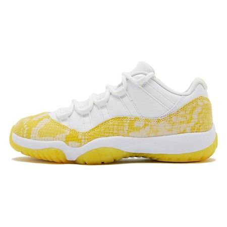 Кроссовки NIKE Кроссовки 11 Retro Low Yellow Snakeskin для женщин
