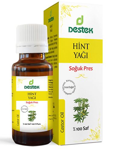 Масло для волос DESTEK Косметическое касторовое масло для волос, для тела,для лица касторовое масло для приема внутрь 30г