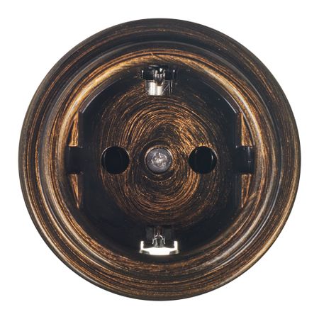 Розетка Bironi Лизетта накладная бронза ретро (B1-101-25)