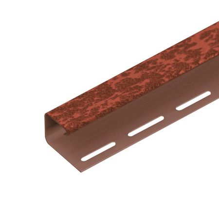 J-профиль Tecos Brickwork 3050 мм бисмарк 15,9 мм