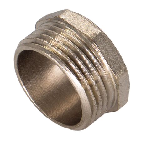 Заглушка CTM 1 1/2 НР(ш) латунная 1 16 1 8 1 4 3 8 1 2 3 4 1 1 1 4 1 1 2 1 bsp npt наружная резьба углеродистая шестигранная заглушка штуцер для труб