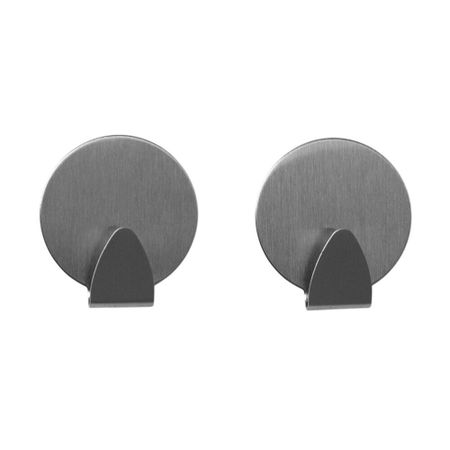 Крючок для ванной Savanna Круг одинарный самоклеящийся металл хром (2 шт.) (569590) настенные крючки boussac 10 шт