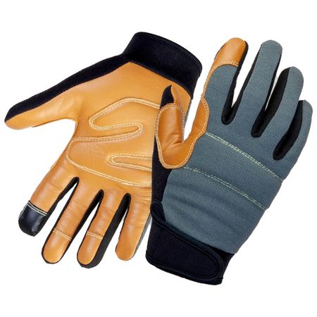 Перчатки кожаные виброзащитные Jeta Safety коричневые 9 (L) (JAV06) кожаные рабочие перчатки из овчины olson deepak