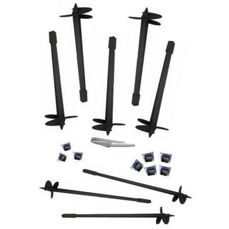 Комплект монтажный для фундамента откатных ворот Люкс беспроводной пульт для открытия ворот kingjoin