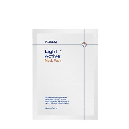 Маска для лица P.CALM Маска для лица Light Active Mask Pack тканевая