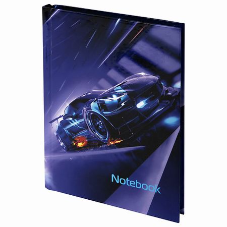 Блокнот BRAUBERG Блокнот А6, твёрдый, клетка KIDS, Super Car