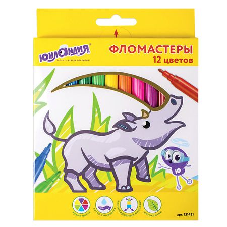 Набор фломастеров ЮНЛАНДИЯ Фломастеры Экзотика