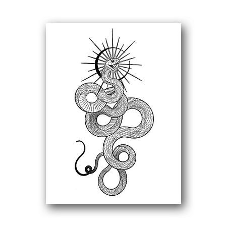 Тату TATTS Переводная тату 10*15см (для взрослых и детей)