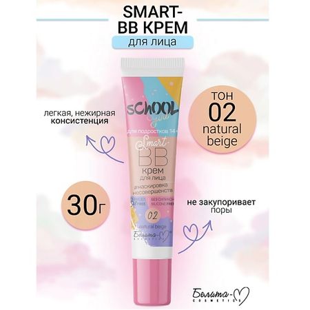 BB крем для лица БЕЛИТА-М BB крем для лица для подростков 14+ School Girl финансовая грамотность для подростков