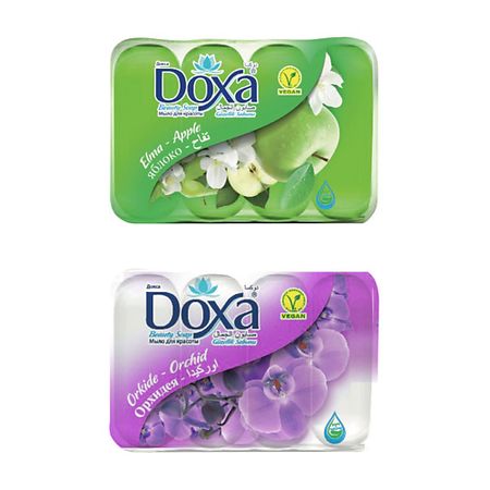 Мыло твердое DOXA Мыло туалетное BEAUTY SOAP Орхидея, Яблоко 5 шт спиральные сверла doxa hss m35 кобальтовые 1 3 мм