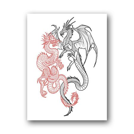 Тату TATTS Переводная тату 10*15см (для взрослых и детей)