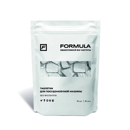 Таблетки для посудомоечной машины F FORMULA Таблетки для посудомоечной машины без фосфатов