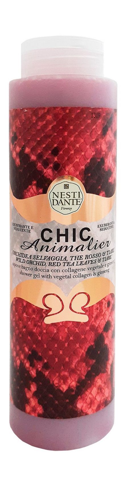 Nesti Dante Chic Animalier Red Shower Gel лейкопластырь бактерицидный leiko полимерный перфорирован телесного а 2 5см х 7 2см