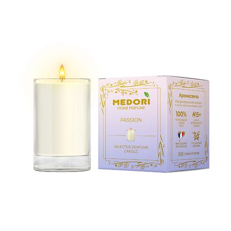 Свеча ароматическая MEDORI Свеча ароматическая Passion holly june серьги подвески на купальник spainish passion earrings red