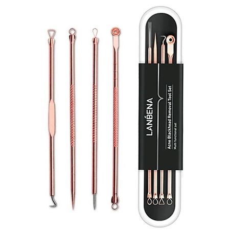 Набор косметологических инструментов LANBENA Инструмент для очистки пор и ухода за кожей аксессуары для ухода за мечом из сплава golden musashi theme tsuba guard для настоящего японского самурая katana или wakizashi sword