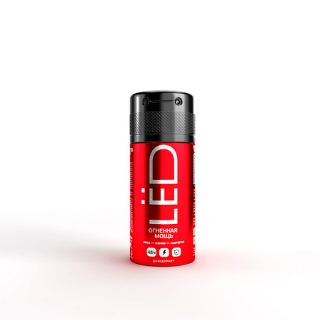 Дезодорант-спрей LЁD Дезодорант-спрей мужской Огненная мощь скатерть одноразовая vitto вокруг света огненная лошадь бумажная 120х180 см