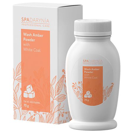 Эксфолиант для лица SPADARYNIA Янтарная пудра для умывания с белым углем палочки для еды huitesi янтарная сакура
