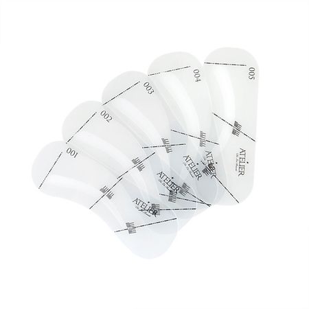 Трафарет для бровей ЛЭТУАЛЬ НАБОР ТРАФАРЕТОВ ДЛЯ БРОВЕЙ трафаретов для росписи joy enlife