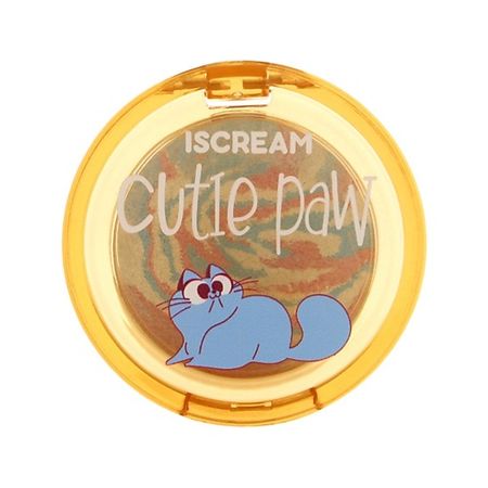 Хайлайтер для лица ISCREAM Хайлайтер для лица CUTIE PAW палетка теней для век iscream cutie paw тон 01 04