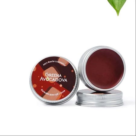 Бальзам для губ GREENA AVOCADOVA Натуральный бальзам для губ Кола