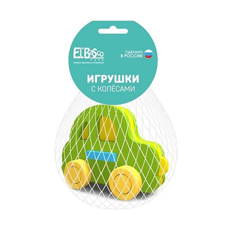 развивающая игрушка EL'BASCO Игрушка-каталка для малышей  с колесами Машина