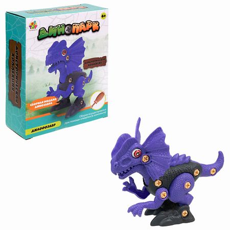 Развивающая игрушка 1TOY Динопарк Доисторическая коллекция Дилофозавр