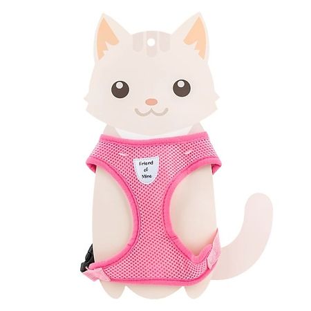 Ошейник FRIEND OF MINE Шлейка и поводок для кошек и собак #FOM_mypinkresume фигурки кошек сфинкса moonbiffy
