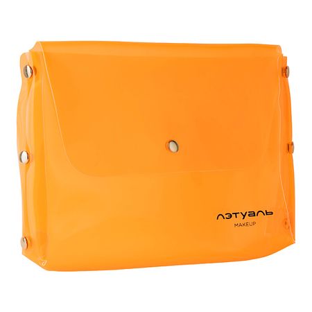 Косметичка ЛЭТУАЛЬ Косметичка неоновая оранжевая открытая неоновая вывеска с котом