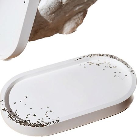 Подставка интерьерная ТЕПЛО PRO FOR YOUR HOME WITH LOVE... Поднос с золотым краем фигурки кошек с краем weeddie