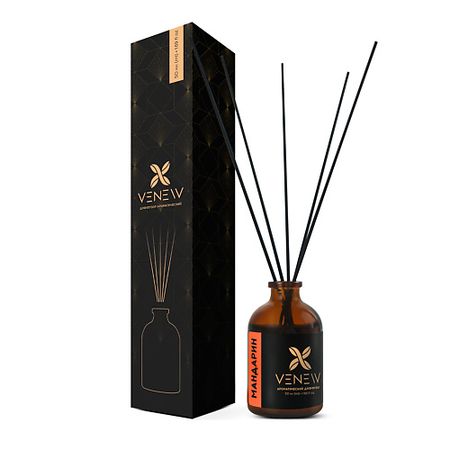 Аромадиффузор VENEW Диффузор ароматизатор для дома парфюм Мандарин