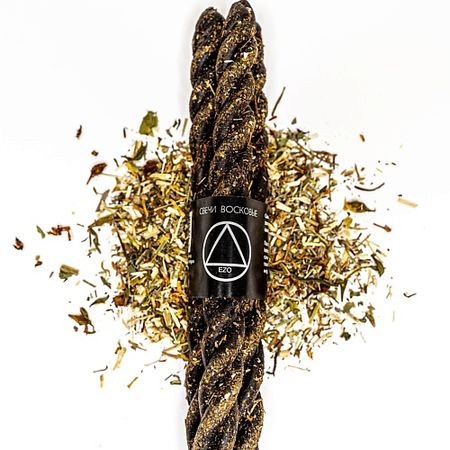 Свеча декоративная EZO Ритуальные восковые свечи скрутки Защитная печать 3 шт.