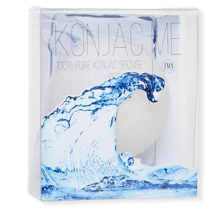 Спонж для лица BEAUTY BAR Воздушный спонж мочалка Konjac Me для умывания лица, 100% натуральный конняку латексный воздушный шар хэллоуин