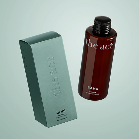 Экстракт для купания THE ACT Бальзам для ванн Баня