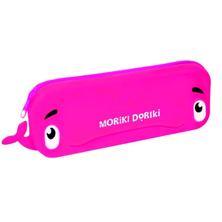 Пенал MORIKI DORIKI Пенал силиконовый Pink Whale силиконовый стоячий пенал