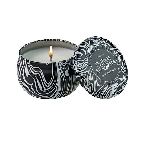 Свеча ароматическая DOM AROMA Свеча ароматическая Энергия цитрусов