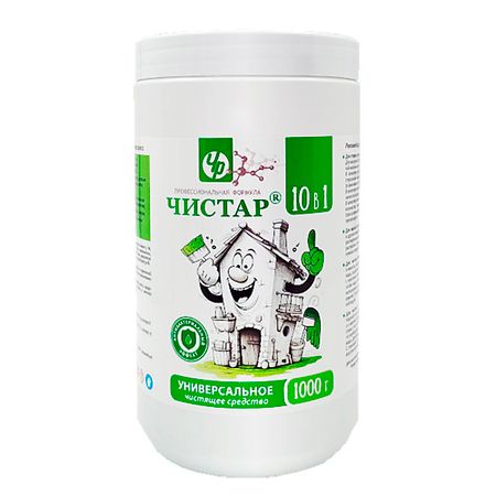 Универсальное чистящее средство ЧИСТАР Универсальное чистящее средство, 1 кг универсальное чистящее средство molecola кислородный чудо очиститель для всего