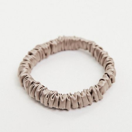 Резинка для волос MASHERI Шелковая резинка для волос узкая