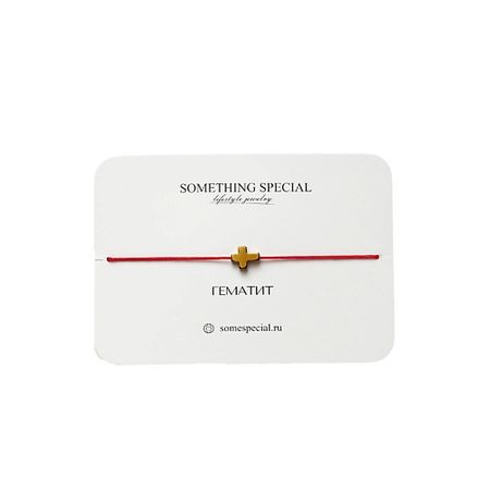 Браслет SOMETHING SPECIAL LIFESTYLE JEWELRY Браслет с золотым крестом на красной нити htisok позолоченный кулон с короной и крестом