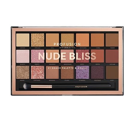 Палетка PROFUSION Палетка для макияжа глаз Nude Bliss
