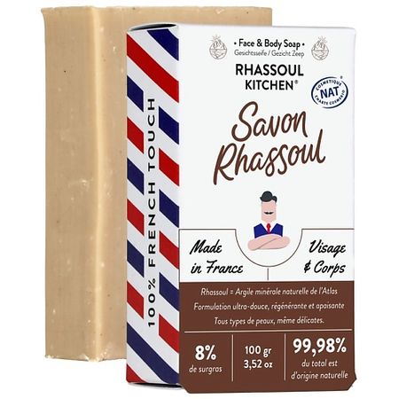 Мыло твердое для умывания MONSIEUR BARBIER Мыло твердое для лица и тела с глиной Рассул RHASSOUL KITCHEN щипцы kitchen craft masterclass 18 см