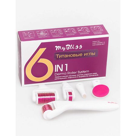 Прибор для ухода за лицом MYBLISS Мезороллеры  набор  Титановые иглы + силиконовая щеточка титановые болты wanyifa m8x20 для yamaha