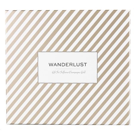 Набор аксессуаров ЛЭТУАЛЬ WANDERLUST Подарочный набор Saffiano Champagne Gold. Комплект: кошелек + бирка на багаж. комплект аксессуаров для робота пылесоса honor choice r2 r2 plus