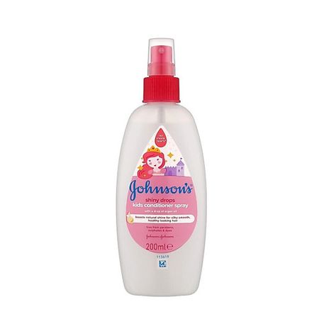 Спрей для ухода за волосами JOHNSON'S BABY Детский спрей-кондиционер для блеска волос Shiny Drops шар yancheng shiny стеклянный с новогодним узором ветка 8 см