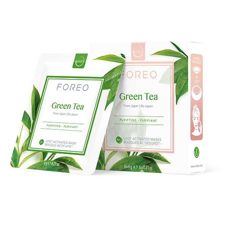Маска для лица FOREO Очищающая маска для лица Green Tea для UFO amaoe green oil net uv паяльная маска для ремонта смартфонов