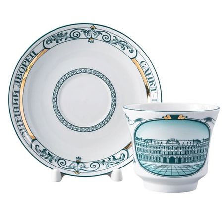 Набор посуды ИМПЕРАТОРСКИЙ ФАРФОРОВЫЙ ЗАВОД Чашка с блюдцем чайная 