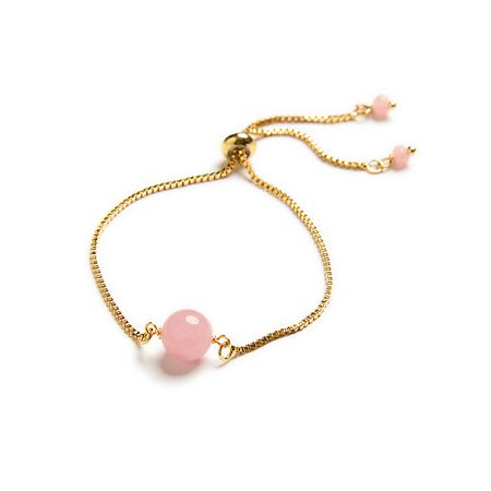 Браслет MORZA Браслет с розовым кварцем бижутерия